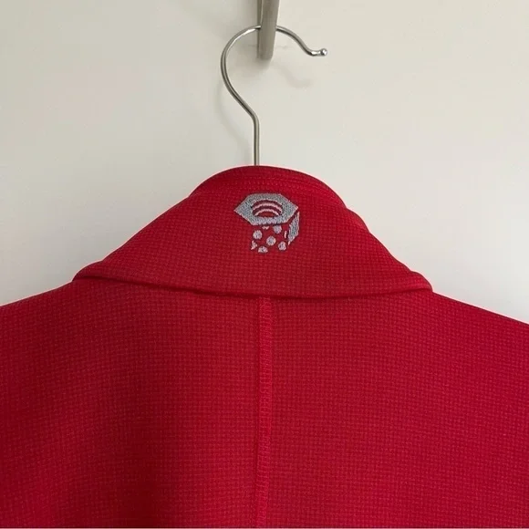 Mountain Hardware Polartec Power Stretch Fleece Full-Zip Jacket Red Size Small - Picture 4 of 10